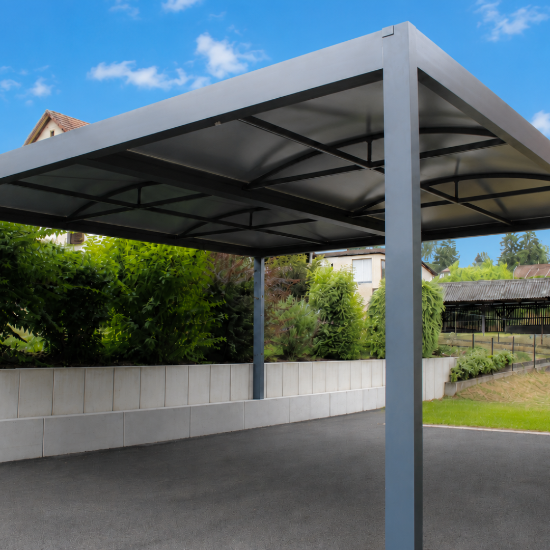 Carport haut de gamme avec finitions modernes